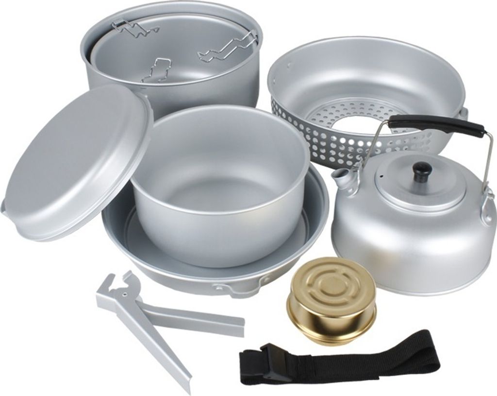 Set de cuisine 9 pièces avec brûleur Image du produit 