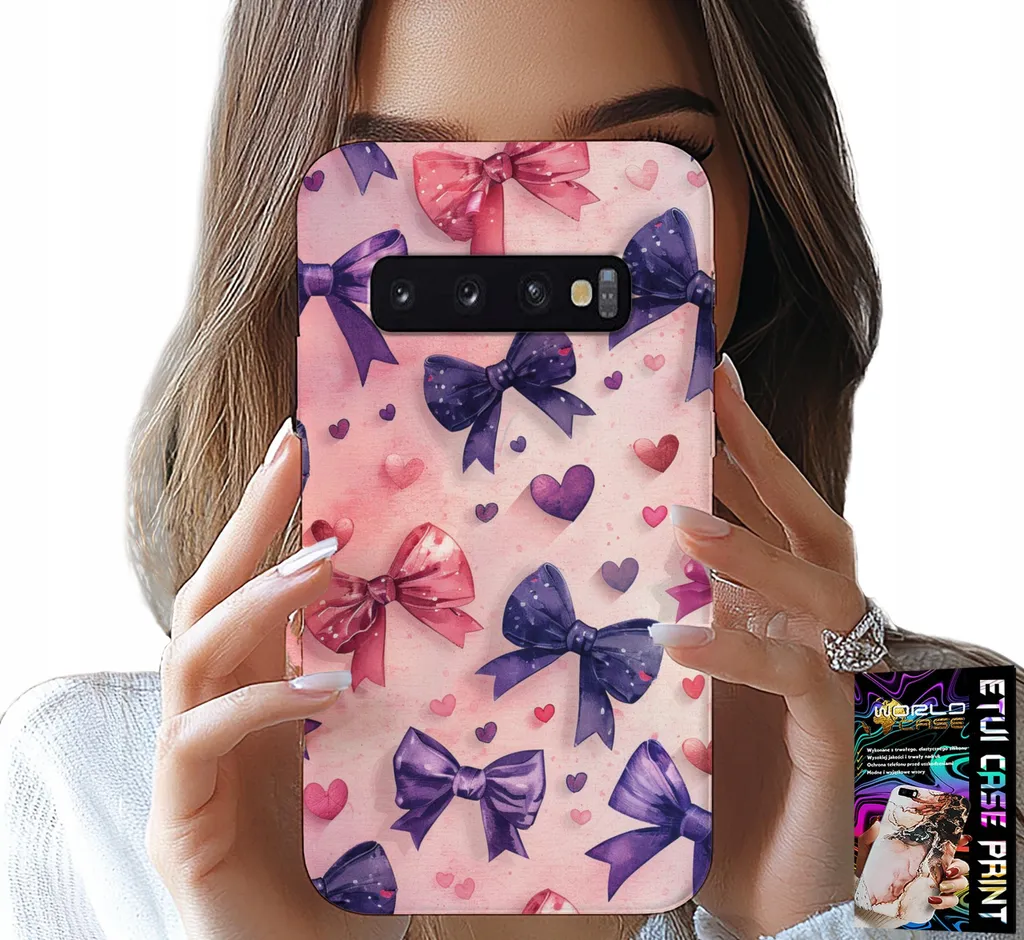 Idea Regalo Cover Samsung S10 | Nastri Colorati e Lamina Brillante