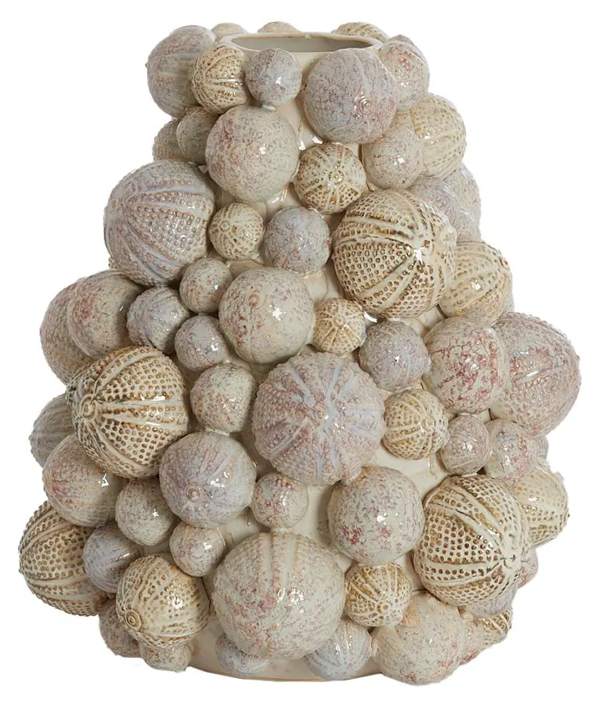 Vase stable et robuste SEA URCHIN en céramique - Finition Anti-Traces