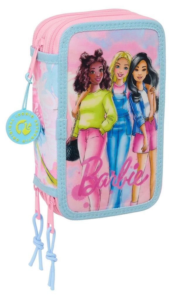 Barbie - Trousse à crayons à 3 compartiments Image du produit 