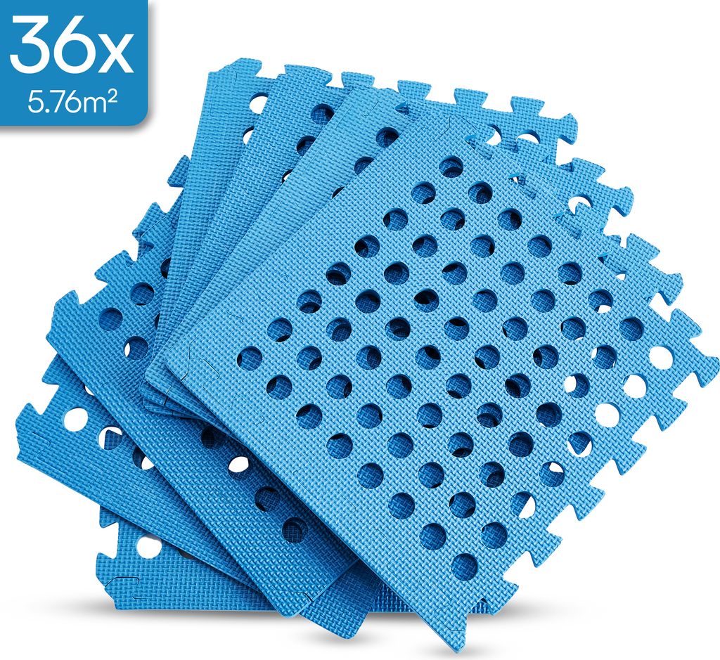 Meisterhome Set da 36 tappetini protettivi per piscina - Immagine del prodotto 
