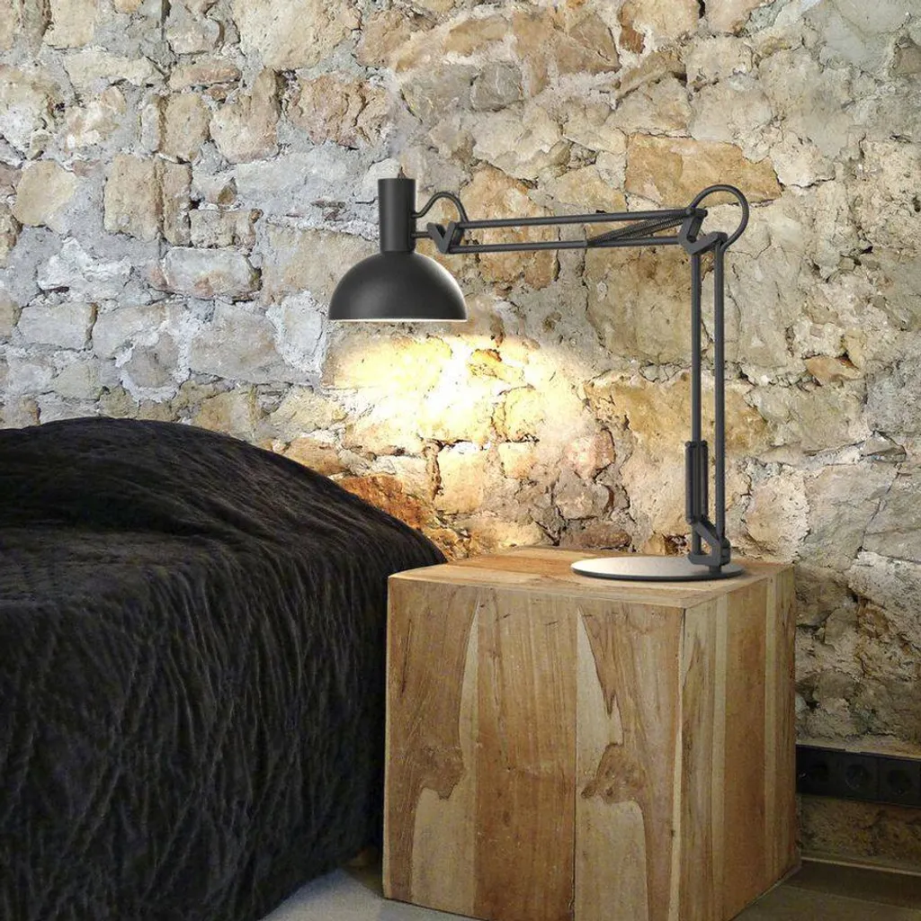 Lampe de Bureau Multifonction Arki Noire - Éclairage à Pince et Mural - 3