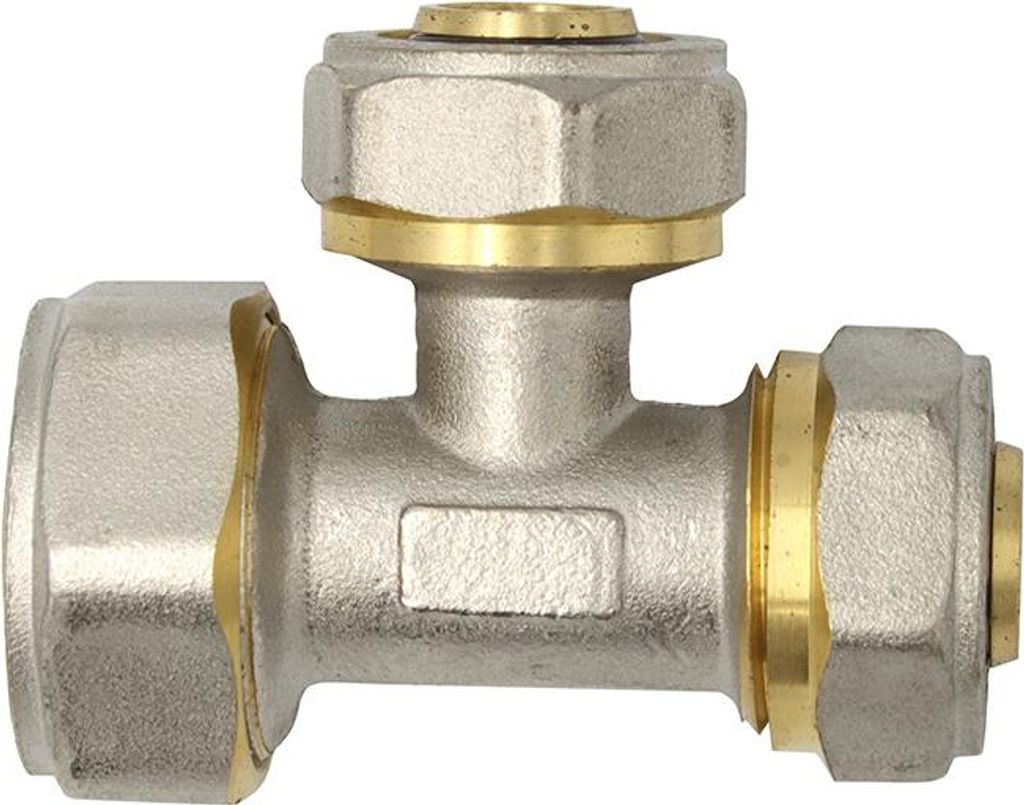 Klemmring Schraubfitting T-Stück reduziert 26x20x20 mm Verbundrohr