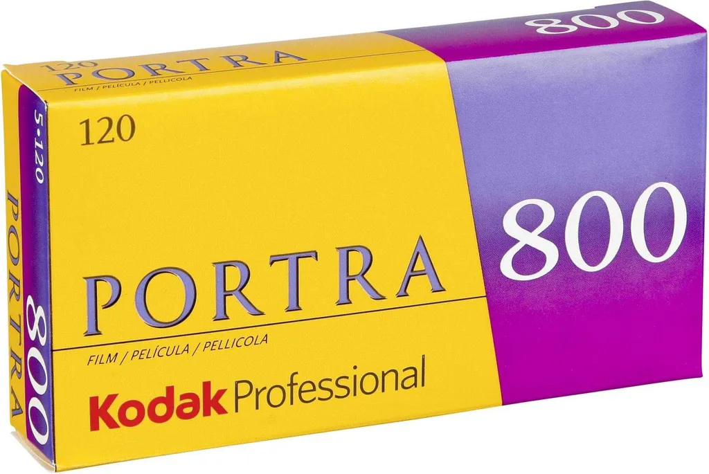 Film Argentique Kodak Portra 800 120 Idéal pour Mariage et Basse Lumière