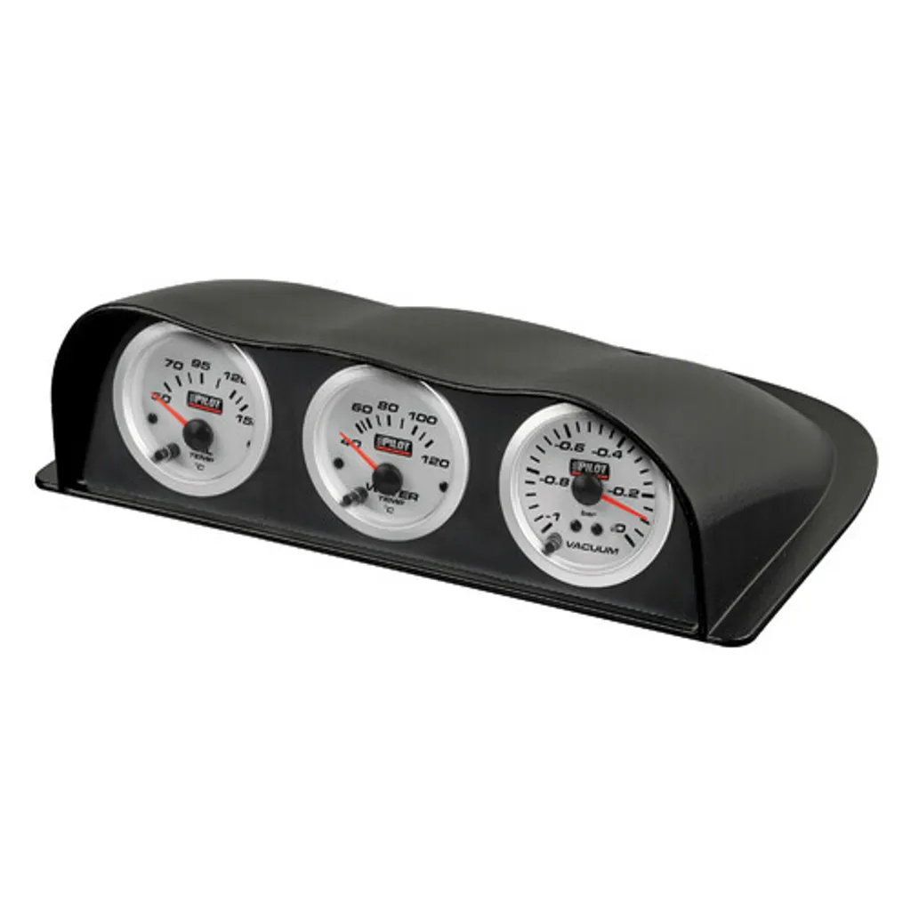 Support d'instruments PILOT à 3 encoches 52 mm pour tableau de bord