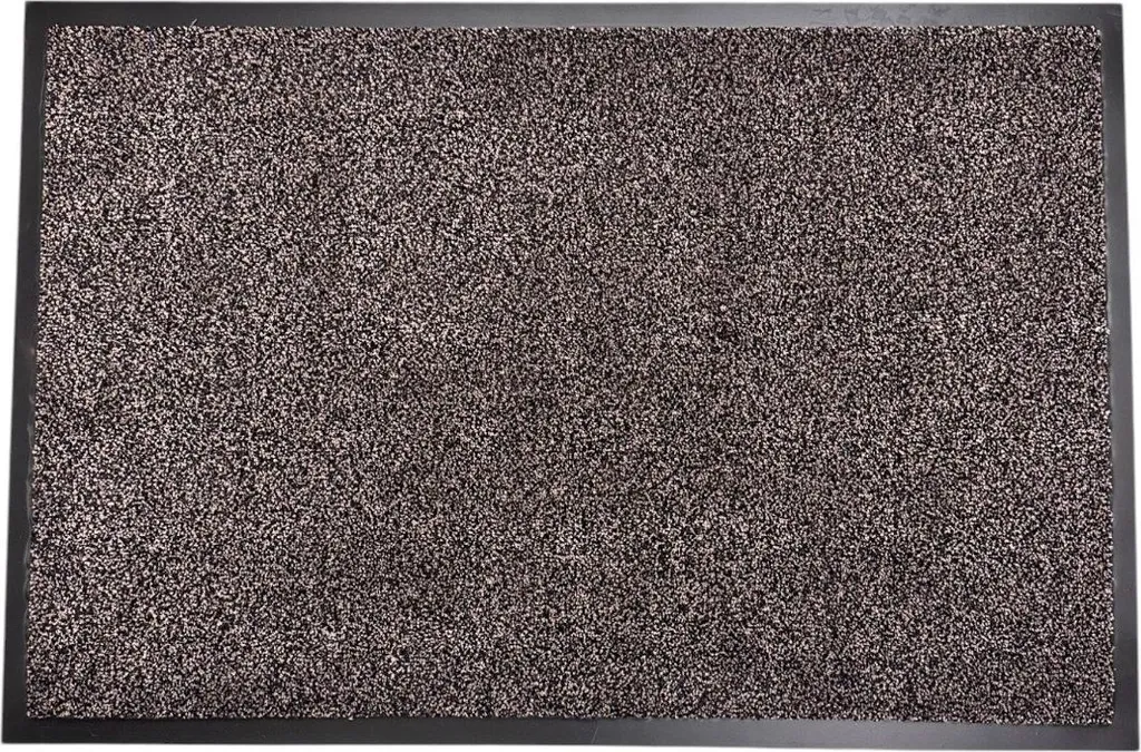 Paillasson gris 90x60 cm antidérapant et ultra absorbant gros trafic