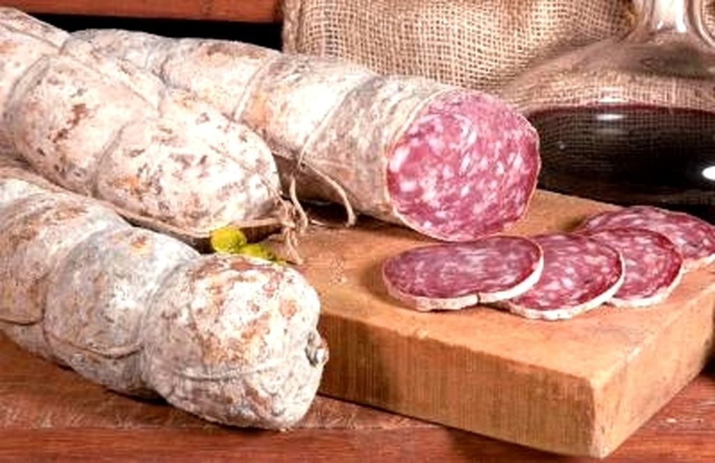 Salami aus reinem Schweinefleisch ca. 550 gr. - Bazza Produktbild 