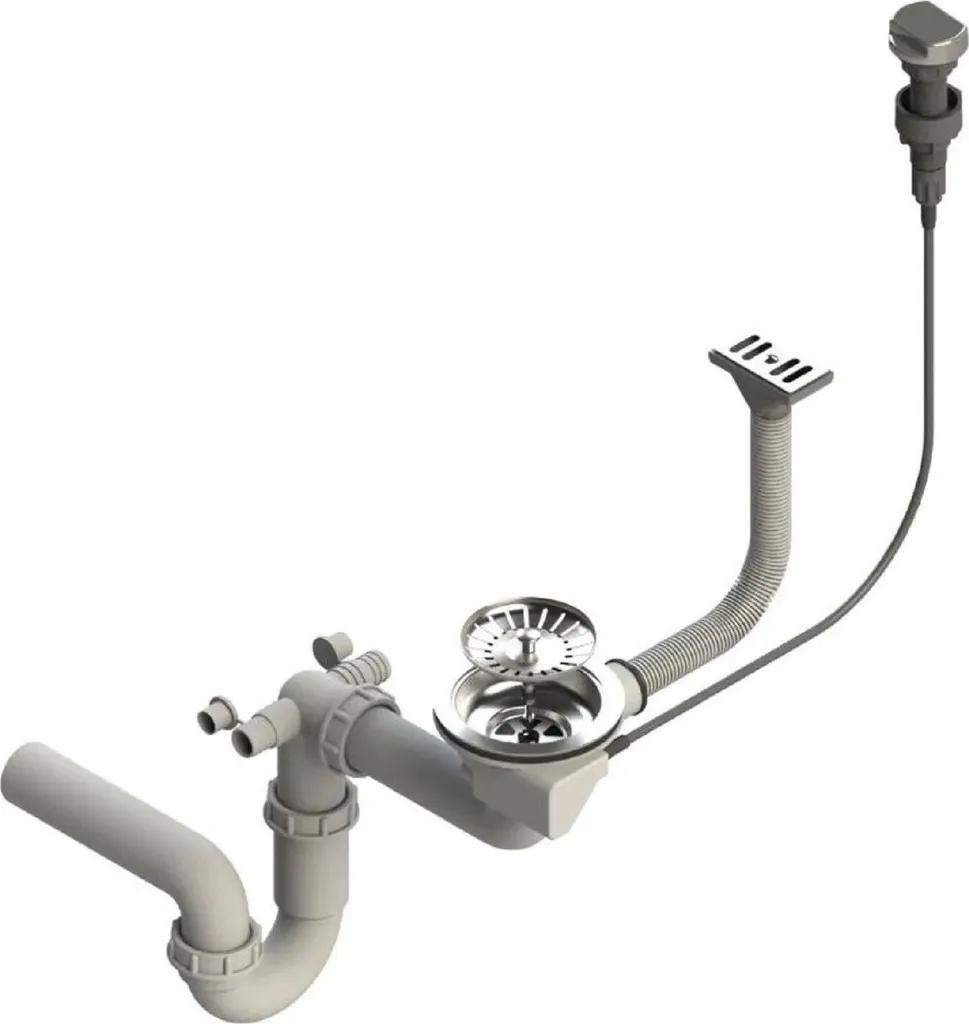 Lavello QLS 76x44 Runner Grey 11198 | Lavello Cucina con Sgocciolatoio - 2