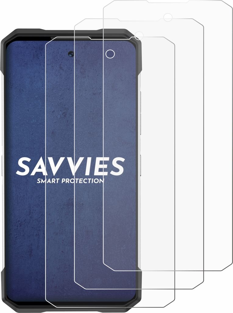 6x Für Doogee S200 Schutzfolie Savvies Displayschutz Produktbild 