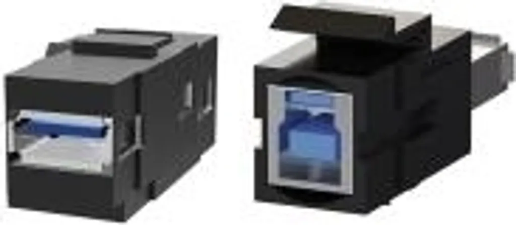 Bachmann 917.400 Module de Saisie USB 3.0 Type A Noir pour Boîtier - 2
