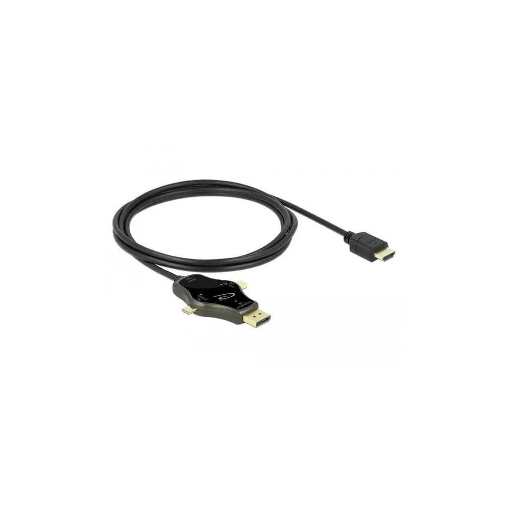 Câble écran HDMI vers USB-C et DisplayPort 4K 60 Hz polyvalent 3m - 3