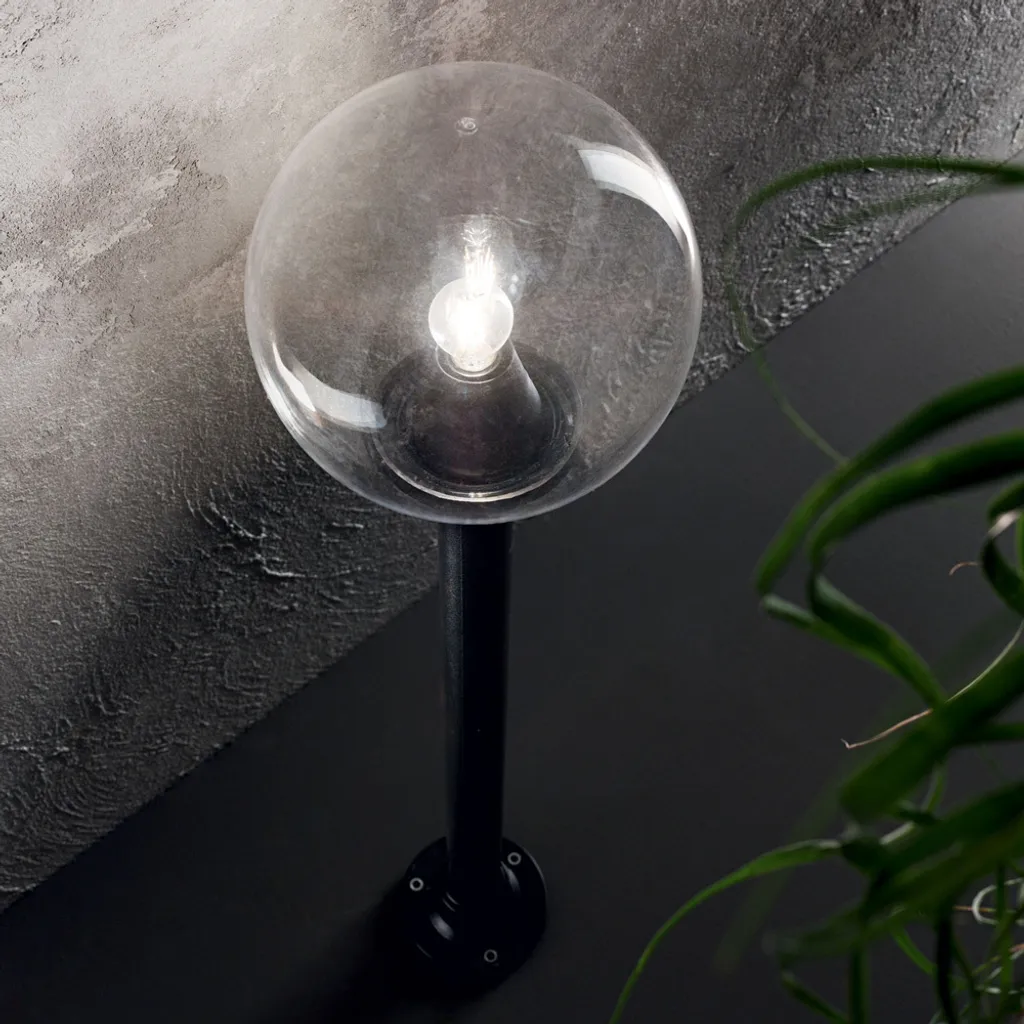 Lampadaire Boule Design en Verre Transparent Classic Globe PT1 Petit - 2