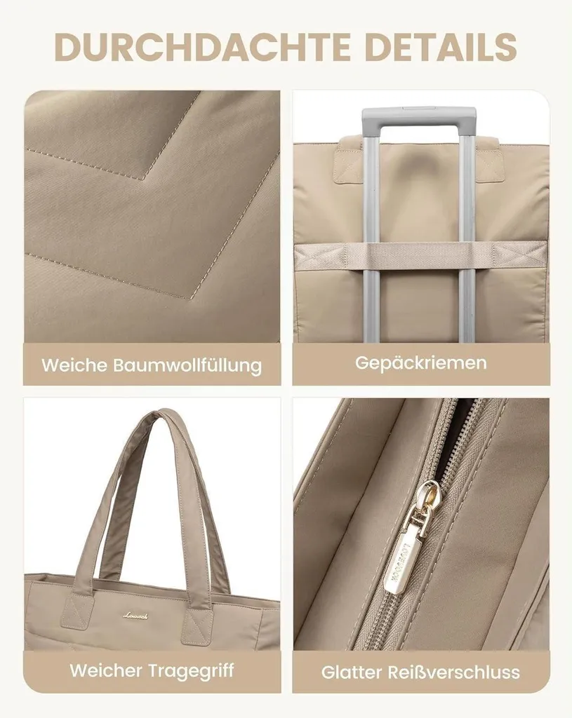 LOVEVOOK Borsa Laptop Donna: Il Must-Have Cachi per il Lavoro 15,6" - 14