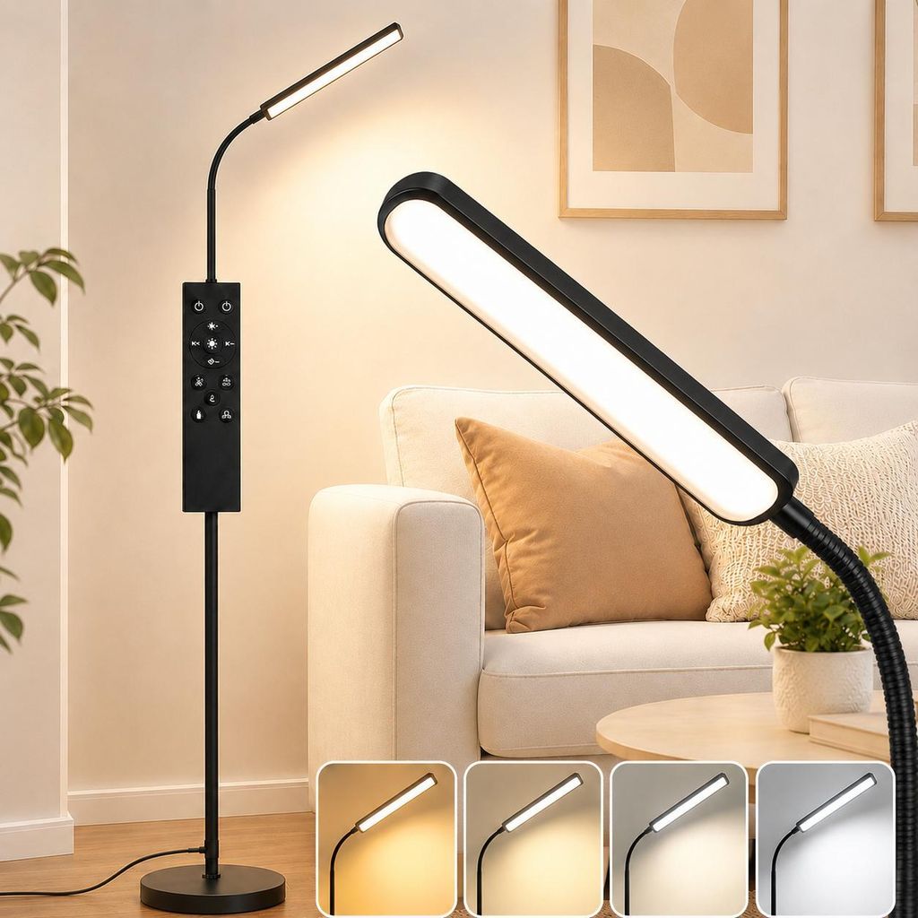 LED-magnetische Stehlampe, 18W superhelle Stehlampe, Produktbild 