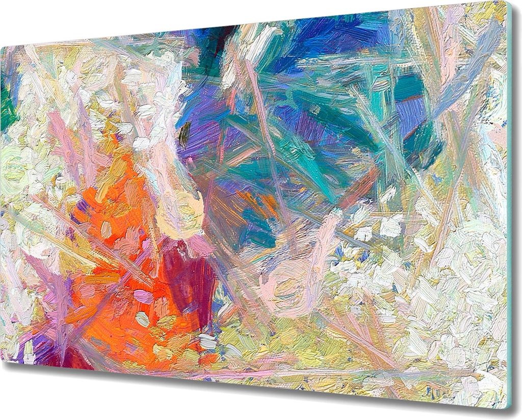Coloray Kochplattenabdeckung Herdabdeckplatte 80x52 cm Hackbrett Schneidebrett Küchenbrett - daubs