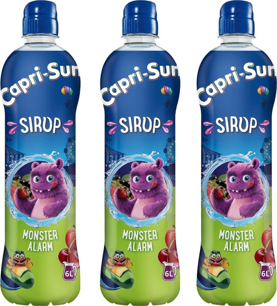 Capri-Sun Sirup Monsteralarm 600ml (3er Pack) Produktbild 