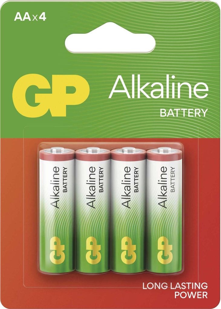 4 GP Batterien Long Lasting Power Mignon AA 1,5 V