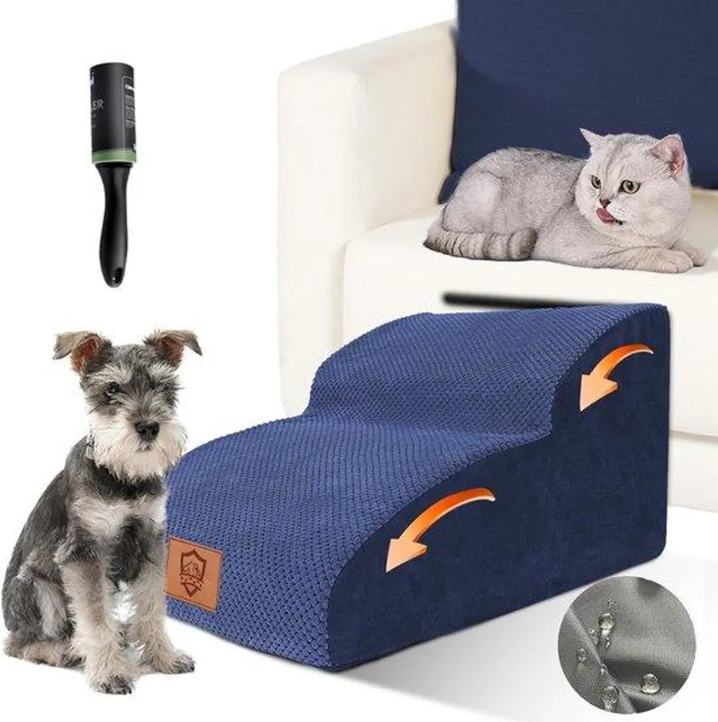 Château pour chiens en bois massif et métal, niche de luxe intérieure