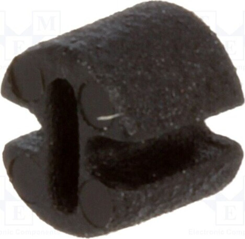 50x Distanzmuffe ØLED: 3mm ØAußen: 4,5mm L: 3,5mm LED schwarz FIX-LEDH-3.5 Distanz