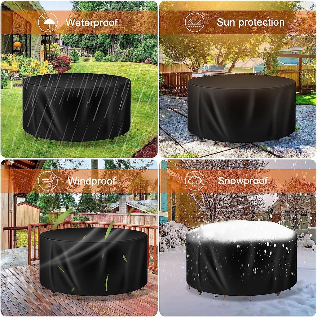 WOLTU Abdeckung für Gartenmöbel, aus 420D Oxford Gewebe, Produktbild 4