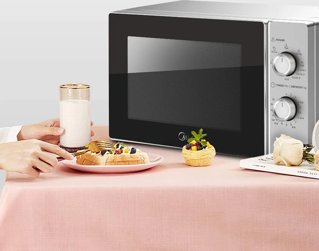 Petit Four Micro-ondes 20 Litres Midea Blanc pour Cuisine Compacte