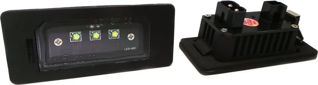 Éclairage LED plaque immatriculation BMW - 2x600lm puissant et compact - 2