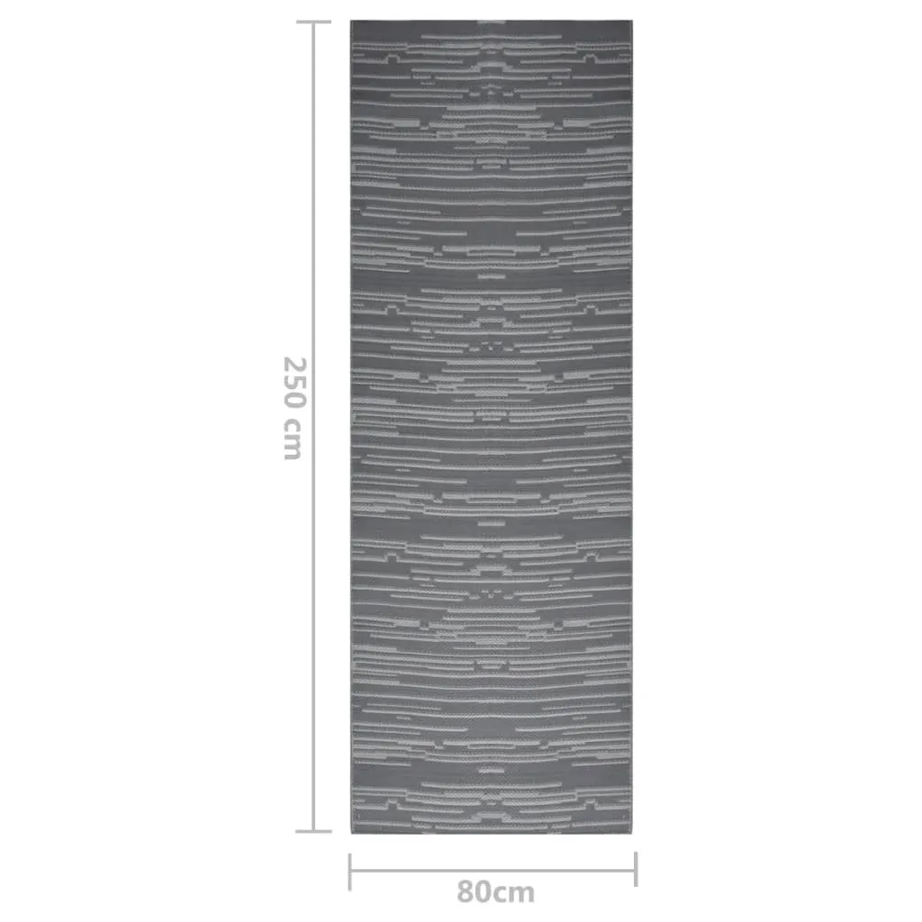 Tapis de balcon 80x250 cm anthracite pour habiller vos sols extérieurs