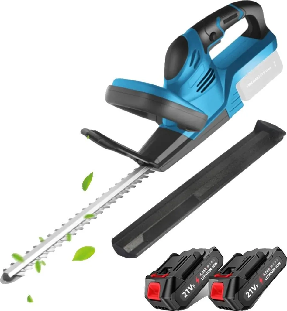 Tagliasiepi Elettrico Leggero per Casa: Kit con 2 Batterie Incluse