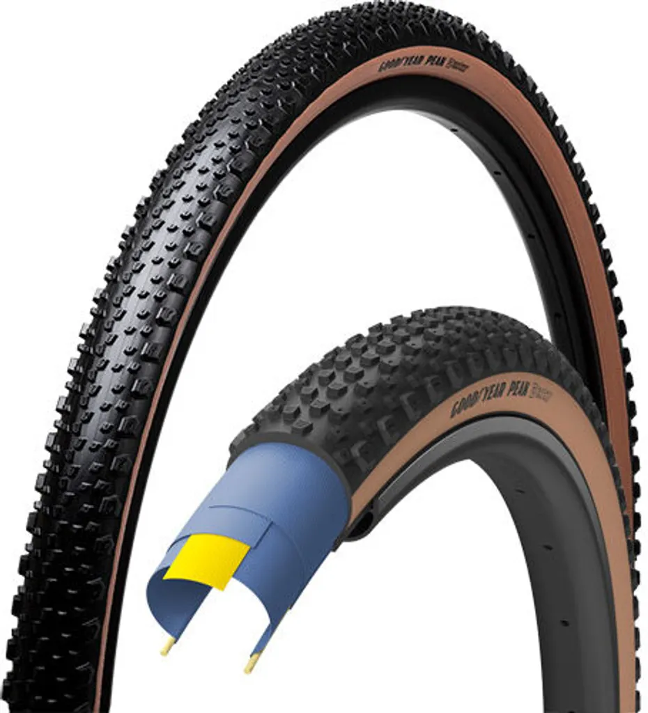 Pneu Gravel Goodyear Peak Ultimate TLC 700x40c Idéal pour le Bikepacking