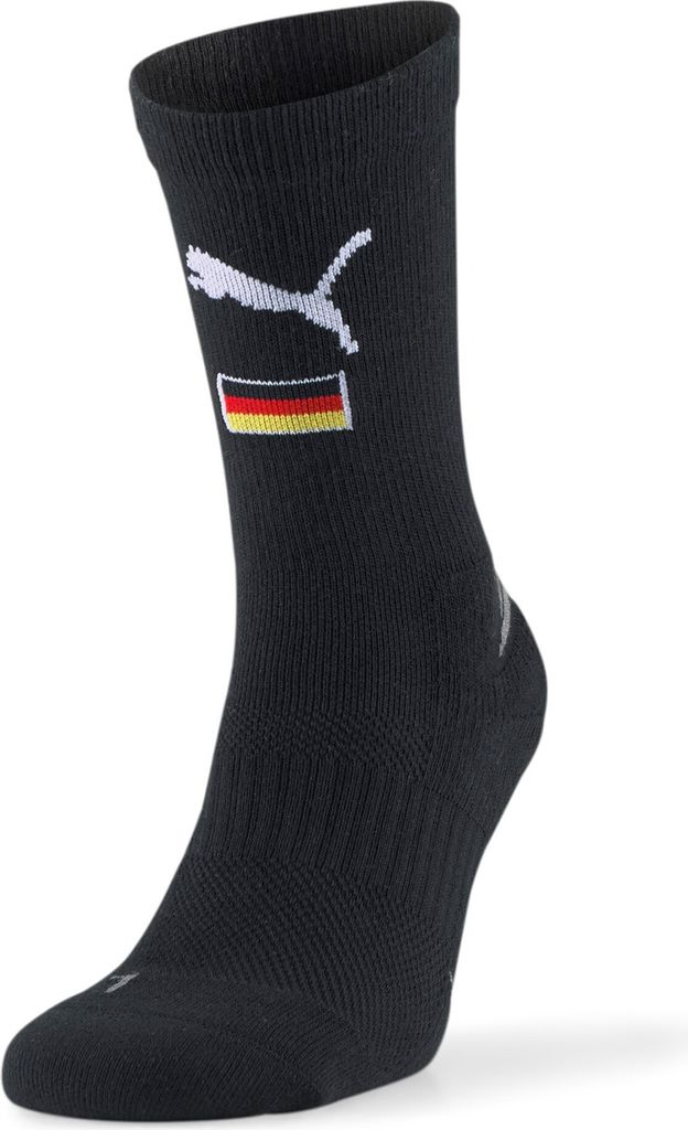 Puma Team Indoor SMU Germany Sock - black, Größe:6