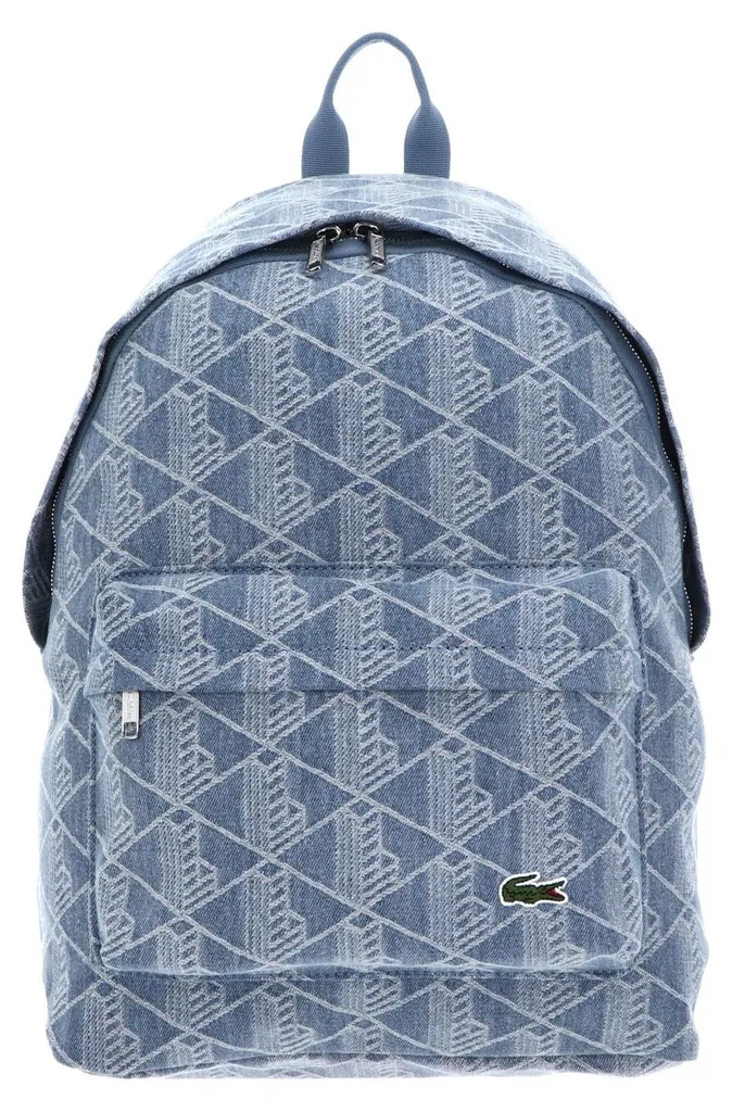 Sac à dos unisexe Lacoste Neocroc coloris bleu clair Tradewinds