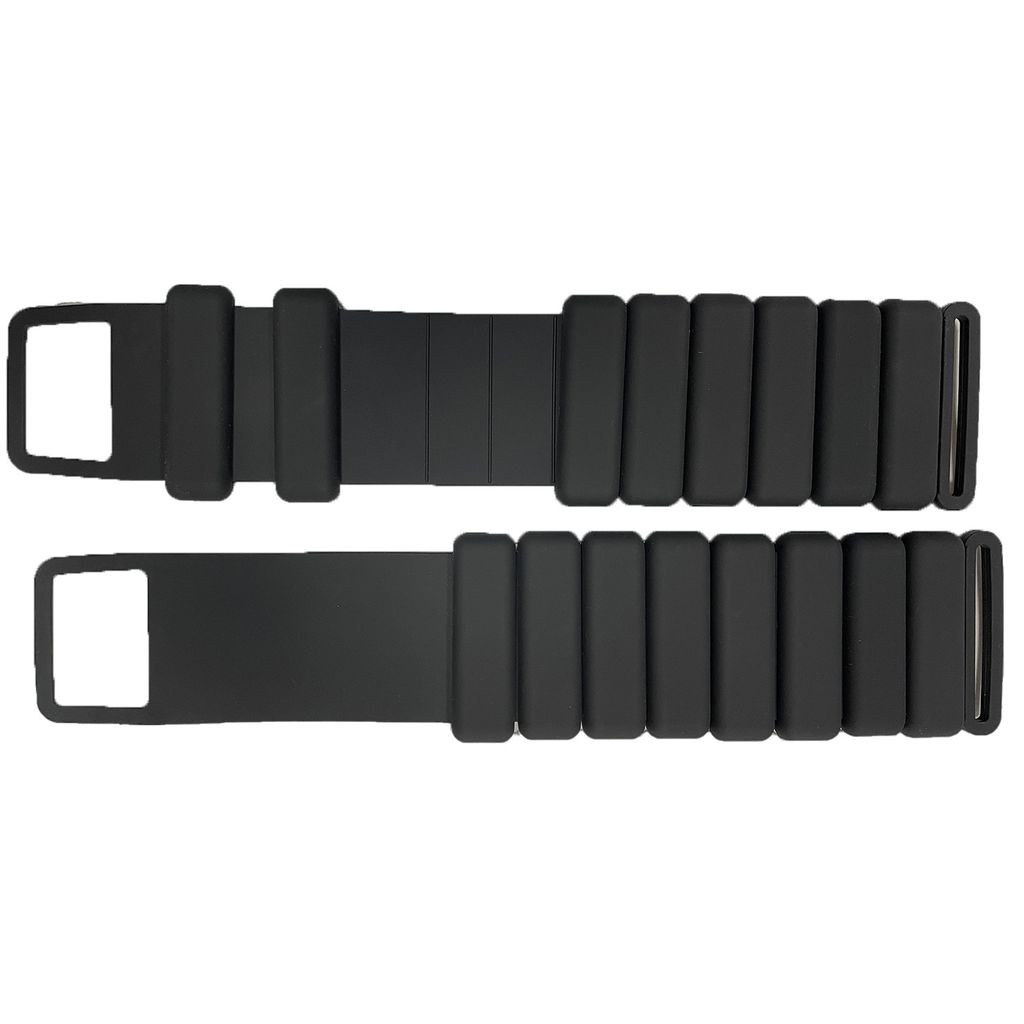 INF Nastavitelná závaží na zápěstí a kotníky Černá