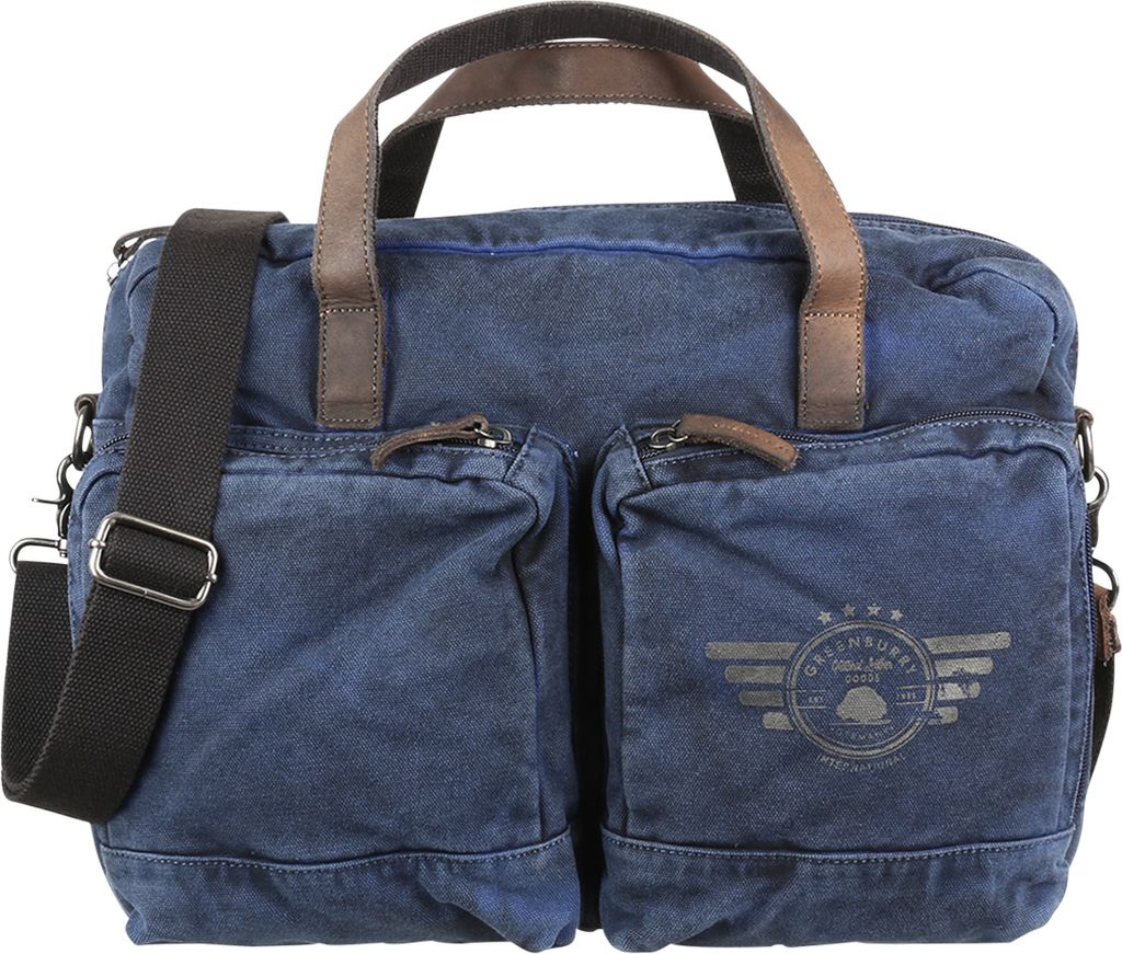 Greenburry BusinessBag Canvas Notebook Bag 39x29cm Vintage Zdjęcie produktu 