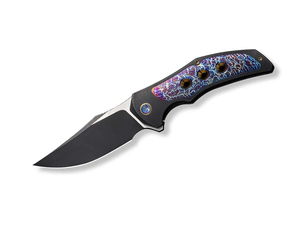 Couteau WE Knife Magnetron Titane flammé noir - Pliant CPM-20CV