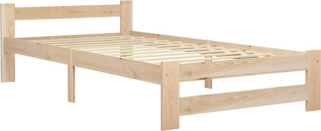 vidaXL Postel z masivu borovice 100x200 cm Obrázek produktu 