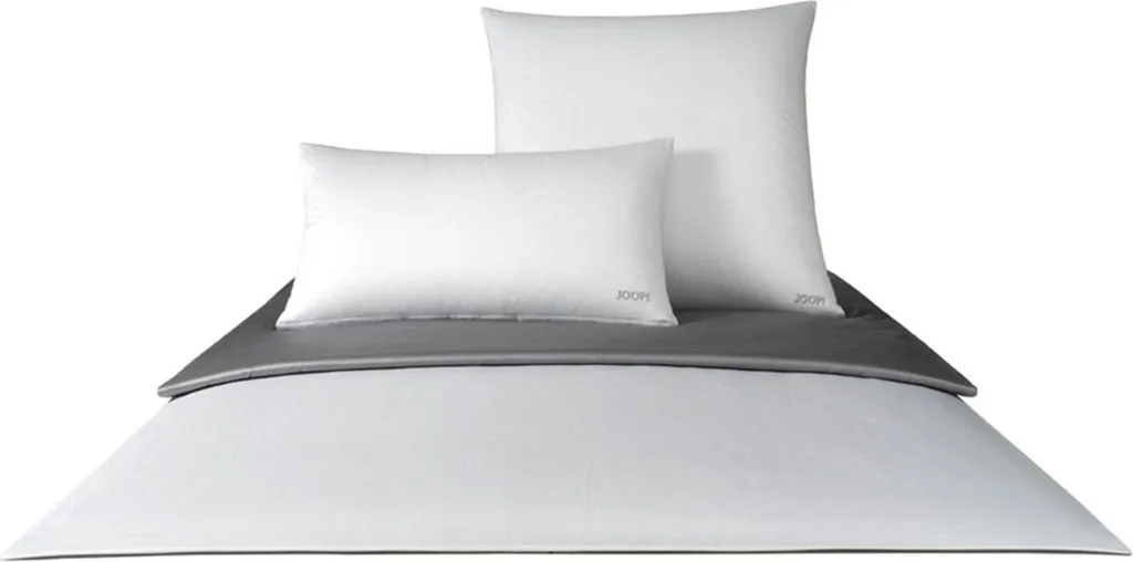 Linge de Lit Joop Micro Pattern Argent 4040-9 - Finition Satinée Chic - 4