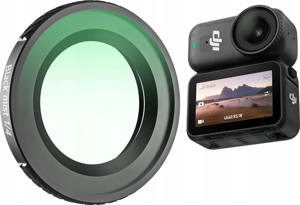Filtre Effet Cinéma Black Mist 1/4 pour DJI Osmo Nano et Vlogs Pro