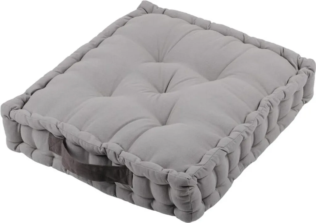 Coussin de sol pour coin lecture DUO 45x45x10 cm - Idéal salon et chambre