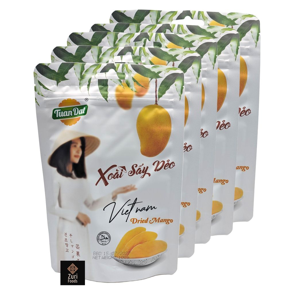 Mangoscheiben Soft Dried – 5 x 100g – Getrocknete Mango | Produktbild 