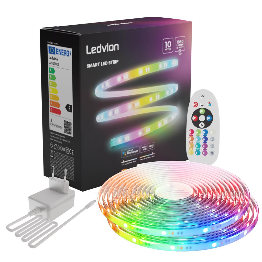 Ledvion Smart LED Strip, Dimmbar, RGB + CCT