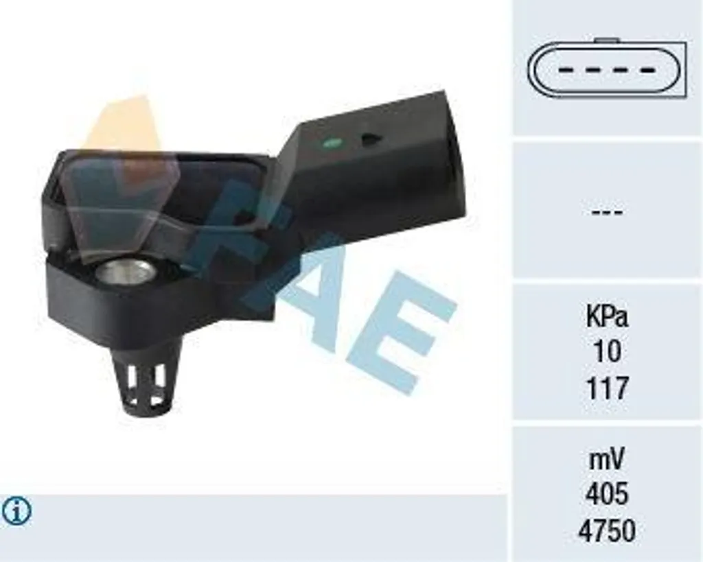 Capteur de pression 036906051F haute précision pour Golf 4 et Bora