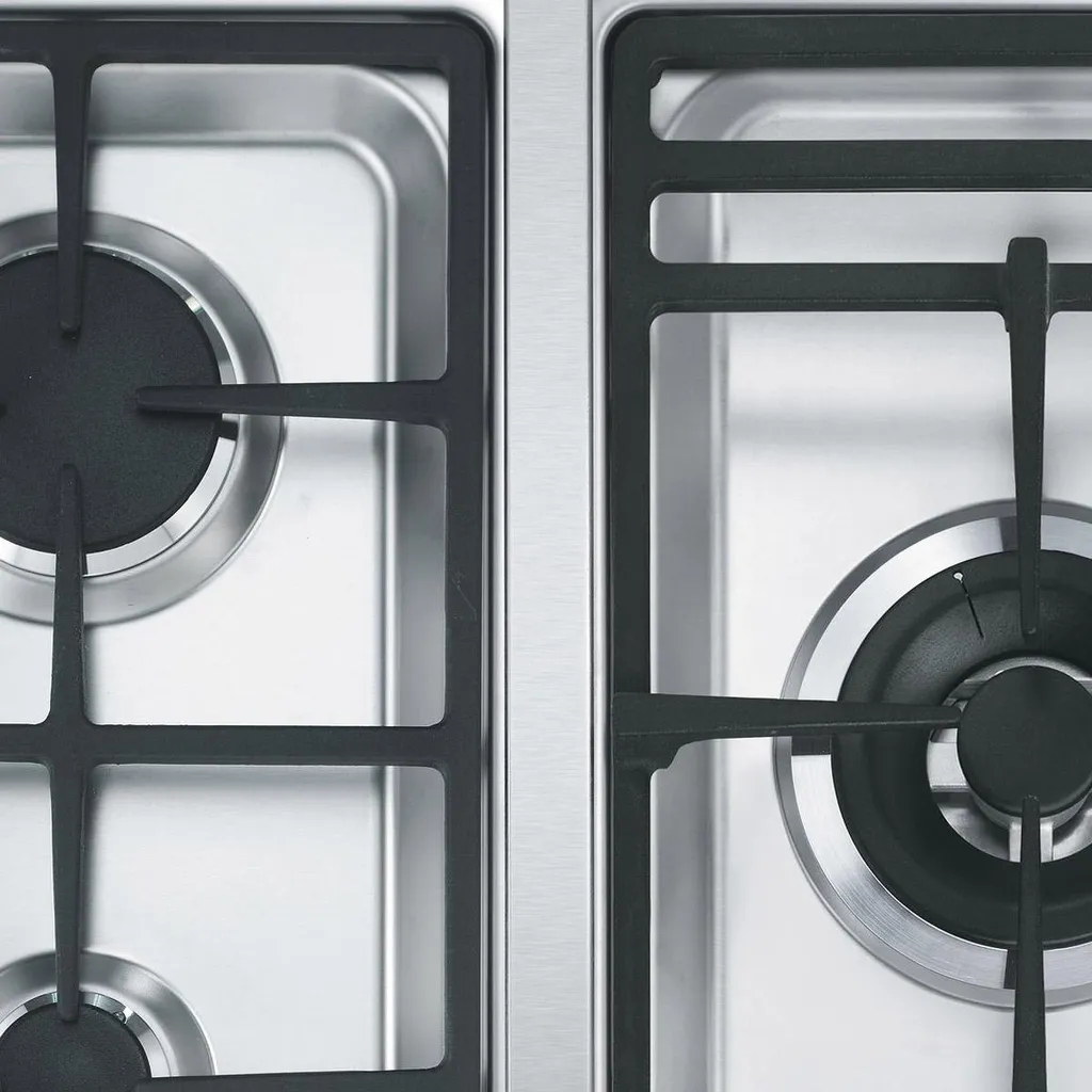Support de réduction Smeg LGPGF-1 en inox pour brûleur gaz Piano Design
