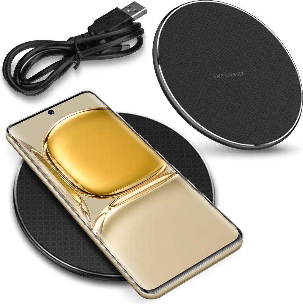 Qi Wireless Schnell Ladestation für Huawei P50 P40 Pro Plus Charger 15W 10W