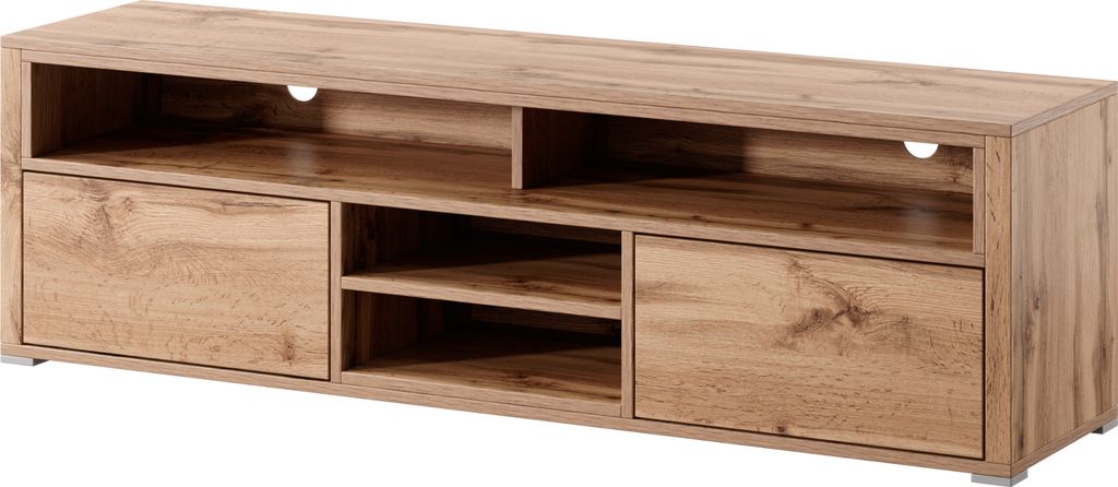 4ALLHOME TV-Schrank Kami 137 cm, TV-Lowboard, TV-Möbel, TV-Lowboard, Wotan