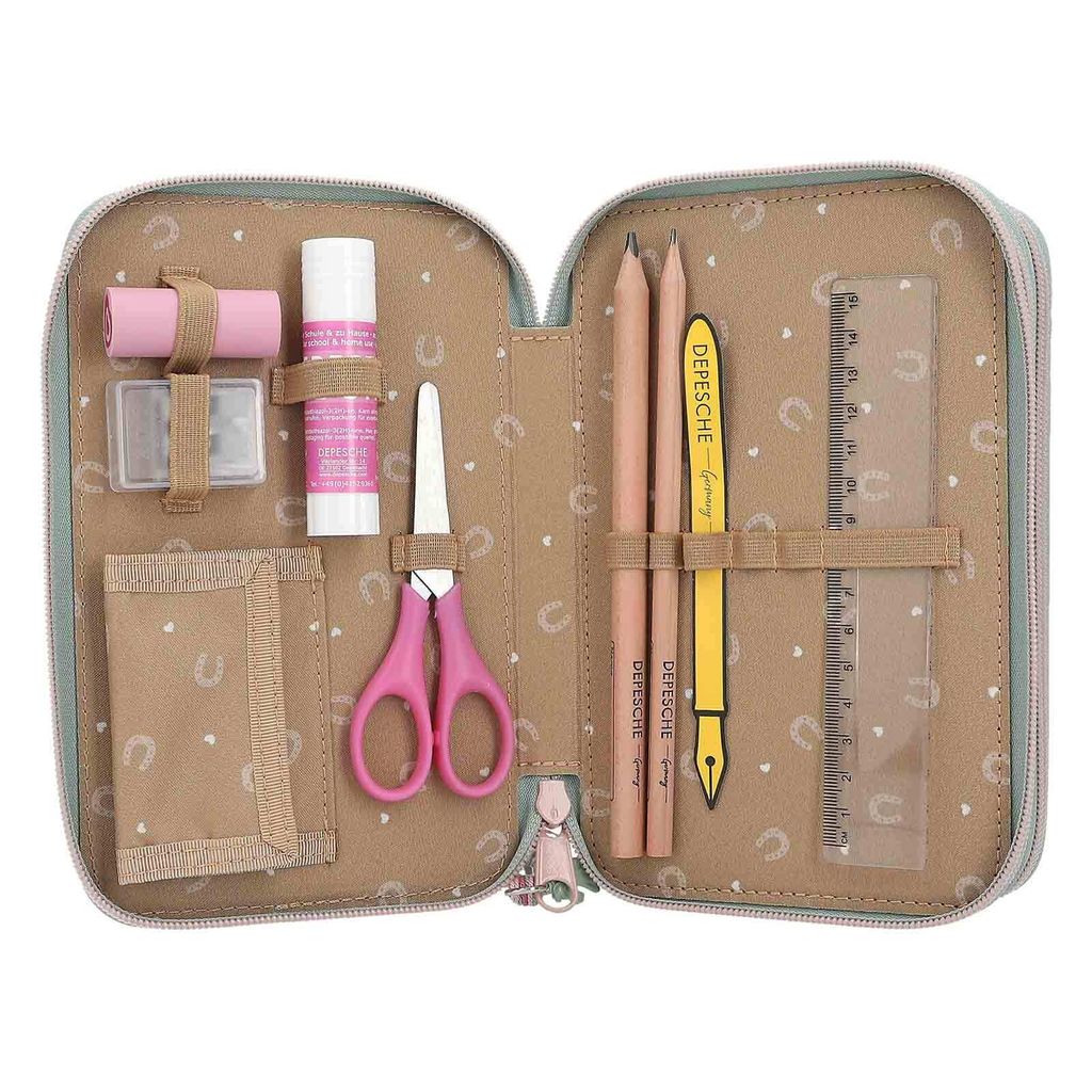Depesche 3-Fach Federtasche Miss Melody Hoof Clatter Produktbild 5