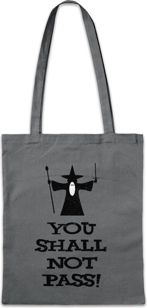 Urban Backwoods You Shall Not Pass, Stofftasche, Farbe: Grau