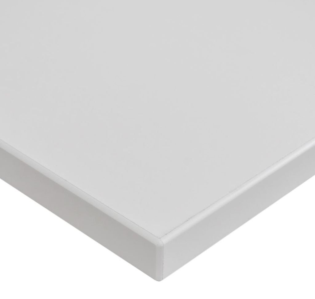 Universal-Schreibtischplatte 158x80x1,8 cm Weiß