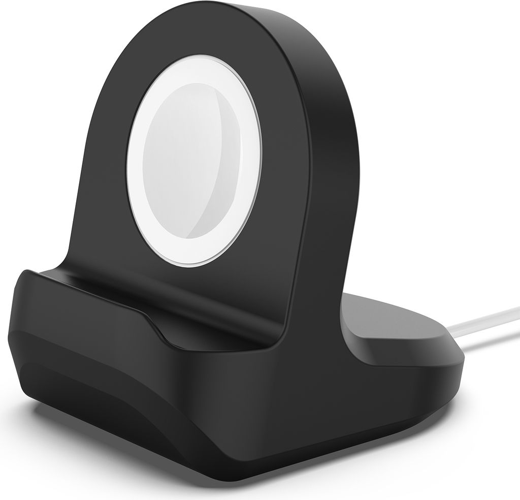 Smart Watch Silikon Charging Holder Zubehör für Google Pixel Watch Schwarz