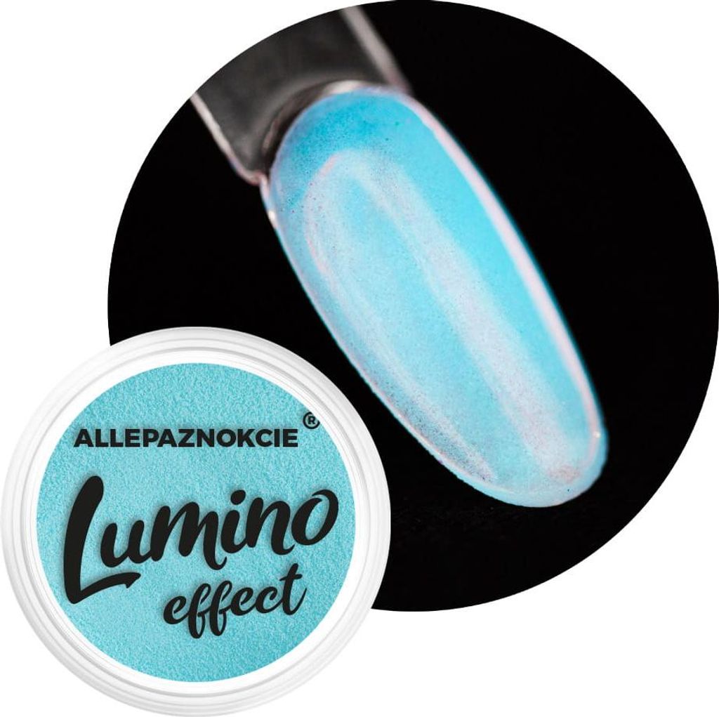 Im Dunkeln leuchtendes Nagelpulver Lumino Effect Allepaznokcie Nr. 10