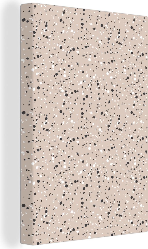 OneMillionCanvasses - Leinwandbilder - 90x140 cm, Sommer - Polka dots - Pastell - Muster, Wandbilder Kunstdruck Wanddekoration - Wandschmucke - S...